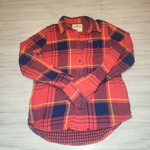 Men's Hollister Long Sleeve Flannel Size Medium